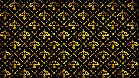 Glowing looping neon effect background, black background. Stock Illustration