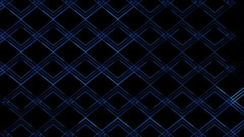 Glowing looping neon effect background, black background. Stock Illustration