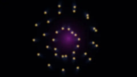 Glowing lotus mandala loop creates endless rotation in Stock Footage 341805059