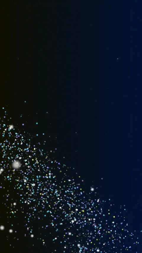 Glowing magic dust particles sparkling on dark blue background 스톡 동영상 346128470