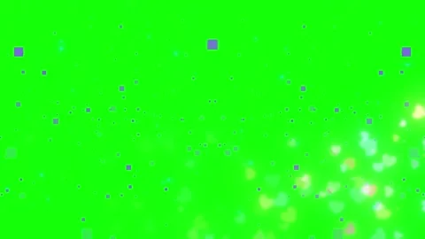 Glowing magic particles trail on green screen. Sparkling light effect overlay Видео 340716716