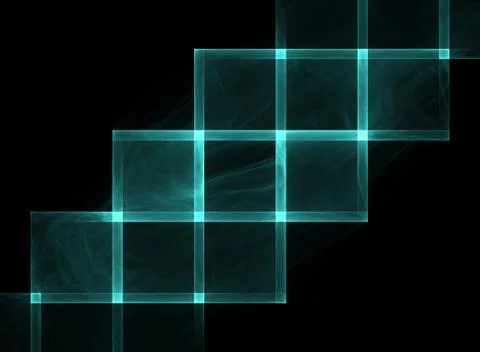 Glowing matrix on a black Stock Illustration