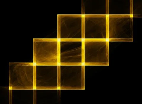 Glowing matrix on a black Stock Illustration