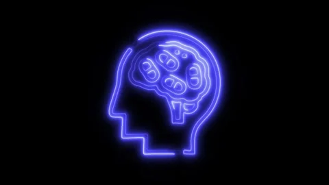 Glowing Medication Icon and Symbol in HD Video Neon Stock Footage 304556745