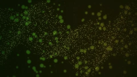 Glowing micro particles and soft bokeh drift in a seamless loop Stock Footage 341070657