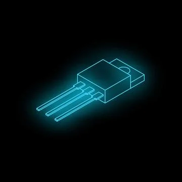 Glowing microchip symbolizing advanced technology and innovation Stock Illustration