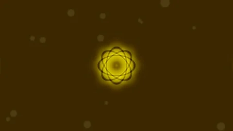 Glowing molecular structure abstract scientific technology background animati Stock Footage 336259322