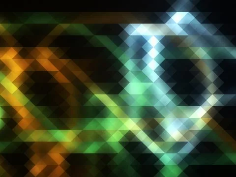 Glowing mosaic effect Illustrazione stock