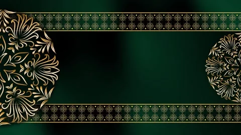 Glowing Motion Animation Celestial Path Mandala Ramadan Background Stock Footage 327719012