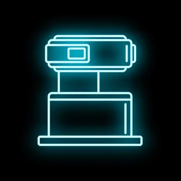 Glowing mri machine scanning body for medical diagnosis イラスト素材