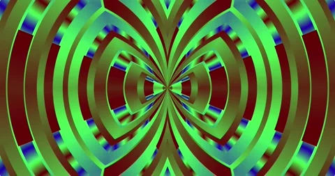 Glowing multi-colored tunnel Stock Footage 212457958