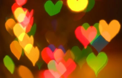 Glowing multicolored lights Stock Photos