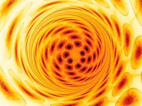 Glowing multiverse abstract background Illustrazione stock