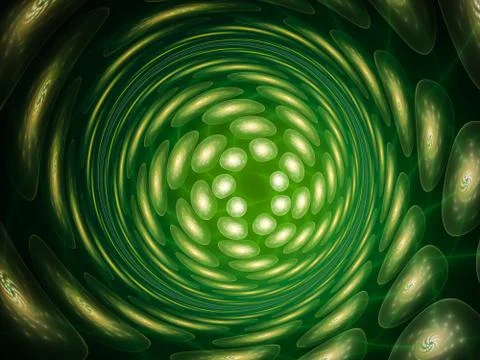 Glowing multiverse abstract background Illustrazione stock