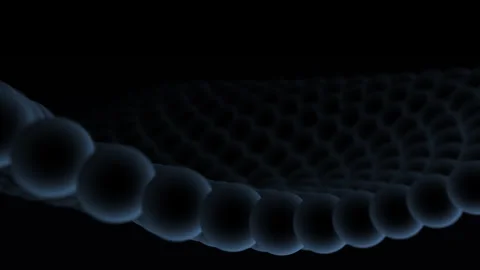 Glowing Nano Surface Flex Stock Footage 291078231