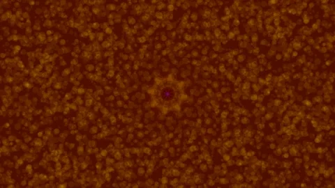Glowing nebula energy backdrop: Abstract warm particle diffusion loop Stock Footage 337498212