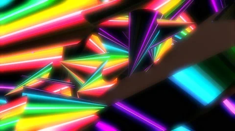 Glowing neon abstract background Video stock 64893262