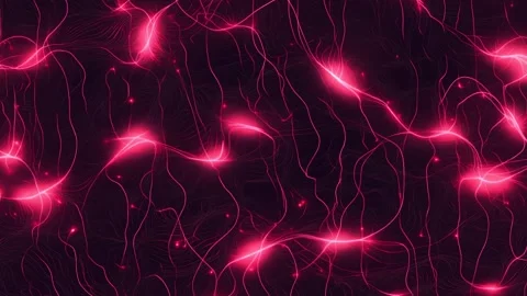 Glowing Neon Abstract Loop with Psychedelic Retro Futuristic Motion Stock Footage 315383181