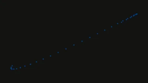 Glowing neon arc tracing data connectivity on dark futuristic background Stock Footage 341056824