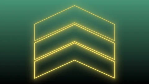 Glowing Neon Arrows Animation.  Stock Footage 240097412