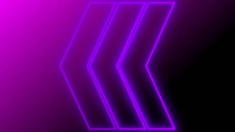 Glowing Neon Arrows Animation.  Stock Footage 240097704