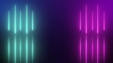 Glowing neon backgrounds animation Video stock 280316233