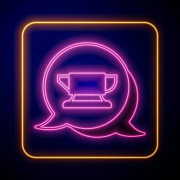 Glowing neon Blacksmith anvil tool icon isolated on black background. Metal Ilustración de archivo