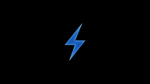 Glowing neon Charging flash light icon isolated . Stock Footage 305298336