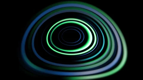 Glowing neon circle loop  Animation Stock Footage 316305560