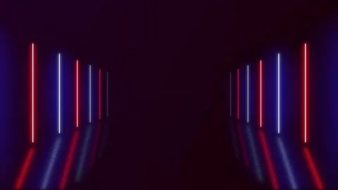 Glowing Neon Circle Loop Animation Stock Footage 322953978