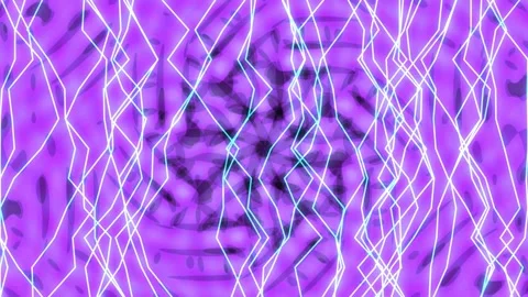 Glowing neon circuit lines and futuristic wave pattern animation on deep pu.. Stock Footage 335520770