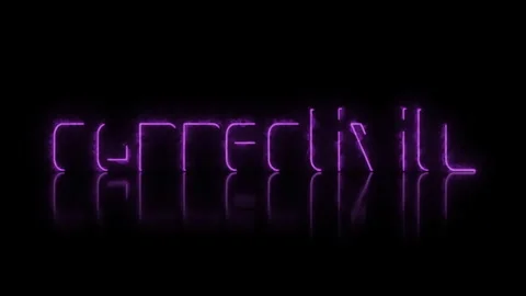 Glowing neon connectivity word animation on black background Stock Footage 341823178