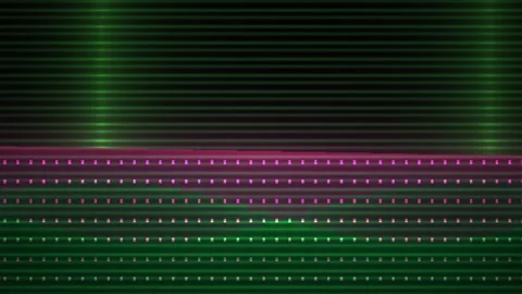 Glowing neon digital grid patterns. Stock Footage 340025508