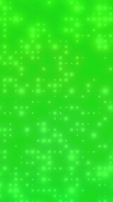 Glowing Neon Dot Pattern Motion Graphics on Green Screen Stock Footage 324835350