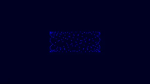 Glowing neon dots forming Stock-Footage 339373205