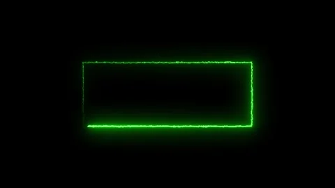 Glowing neon frame animated on background. neon rectangle frame line seamle.. Vídeos de archivo 336549805