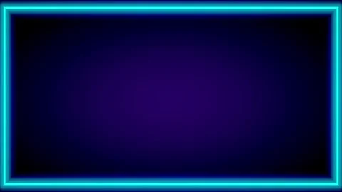 Glowing Neon Frame Stock Footage 335632835
