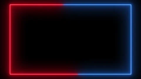 Glowing Neon Frame Seamless Loop. Stock Footage 171483958