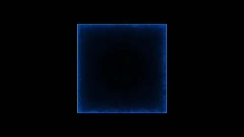 Glowing Neon Geometric Shape Frames and Energy Outline Loop Set Stock Footage 345923937
