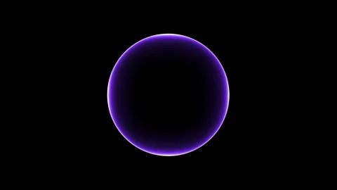 Glowing Neon Geometric Shape Frames and Energy Outline Loop Set Stock Footage 345923963