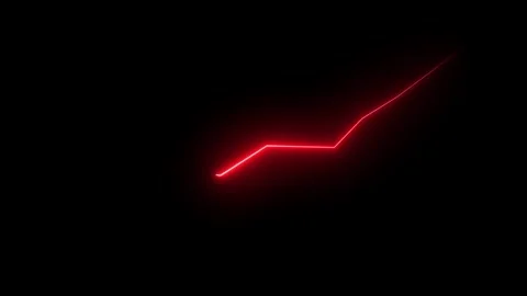 Glowing neon Global business analyzing concept with trade. Financial figure.. Stock Footage 309384686