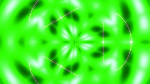 Glowing Neon Green Abstract Pattern for Futuristic Energy Visualization Bac.. Stock Footage 337705168