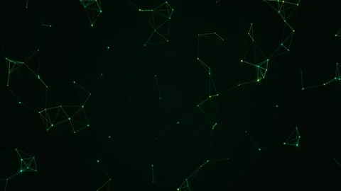 Glowing Neon Green Tech Background 库存影片 344131706