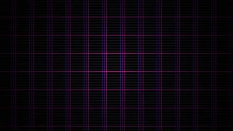 Glowing neon grid on black background. Stock Footage 334660073