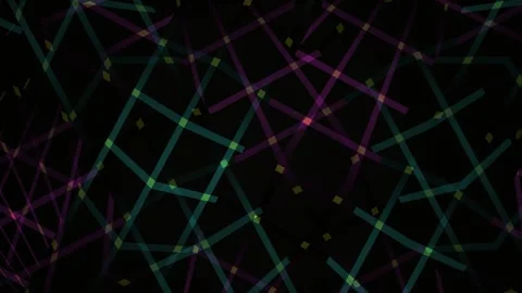 Glowing neon grid pattern background. Stock Footage 334678616