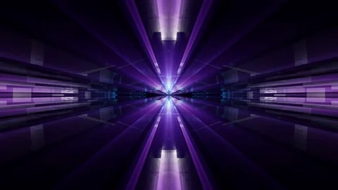 Glowing Neon Kaleidoscope / Seamless Loop Video stock 164916594