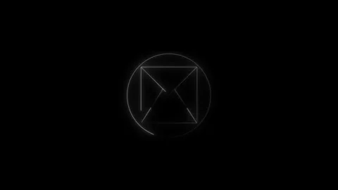 Glowing neon khum or email icon. Neon Mail Envelope consisting of neon outl.. Stock Footage 310280758