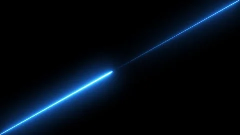 Glowing neon laser line waves icon animation isolated on black background Stock Footage 320948194