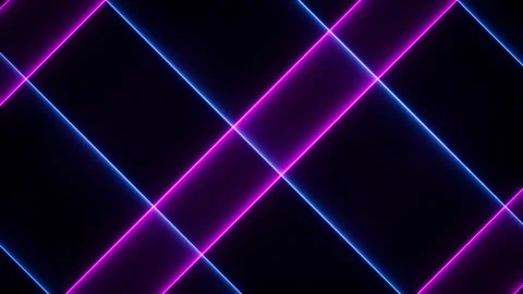Glowing neon led lights in motion loop animated Video stock 324495732