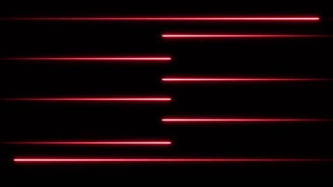 Glowing neon light blinking lines animation isolated on black background Stock Footage 321478481